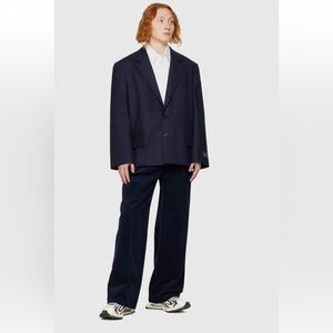 We11done SZ SM NAVY Oversized Blazer